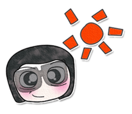 Ha Ha Ha!! My name is Fujisaki. ^_^ sticker #14021417