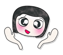 Ha Ha Ha!! My name is Fujisaki. ^_^ sticker #14021418