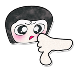 Ha Ha Ha!! My name is Fujisaki. ^_^ sticker #14021419