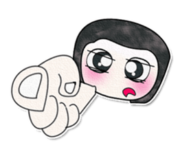 Ha Ha Ha!! My name is Fujisaki. ^_^ sticker #14021421