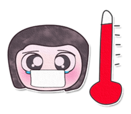 Ha Ha Ha!! My name is Fujisaki. ^_^ sticker #14021423