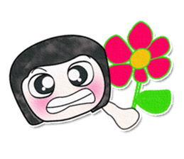 Ha Ha Ha!! My name is Fujisaki. ^_^ sticker #14021427