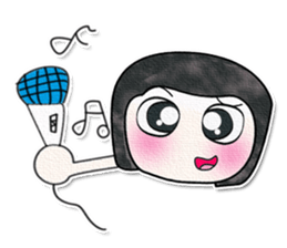 Ha Ha Ha!! My name is Fujisaki. ^_^ sticker #14021431