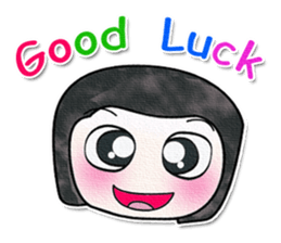 Ha Ha Ha!! My name is Fujisaki. ^_^ sticker #14021432