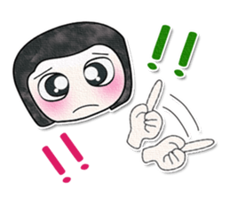 Ha Ha Ha!! My name is Fujisaki. ^_^ sticker #14021435