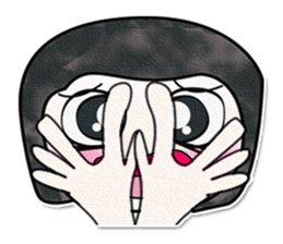 Ha Ha Ha!! My name is Fujisaki. ^_^ sticker #14021436