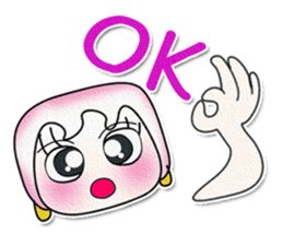 Miss. Hinamori. Good luck.^_^ sticker #14021504