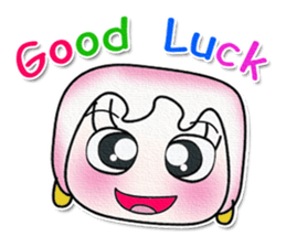 Miss. Hinamori. Good luck.^_^ sticker #14021520