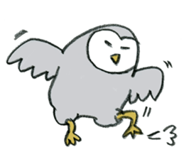 Mu's Owls sticker #14021612