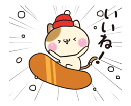 The winter cats sticker #14022586