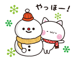 The winter cats sticker #14022594