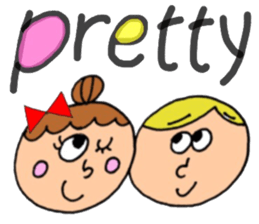 very cute couple sticker #14022706