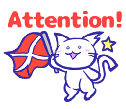 rowing cat sticker #14022718