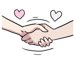 AsB - 137 let Me Hold Your Hand! sticker #14022742