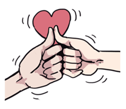 AsB - 137 let Me Hold Your Hand! sticker #14022754