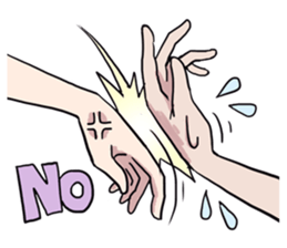 AsB - 137 let Me Hold Your Hand! sticker #14022759