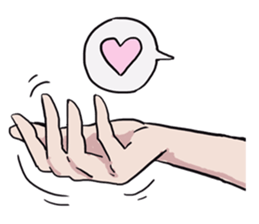 AsB - 137 let Me Hold Your Hand! sticker #14022762