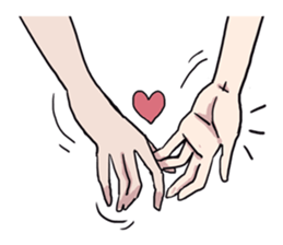 AsB - 137 let Me Hold Your Hand! sticker #14022772