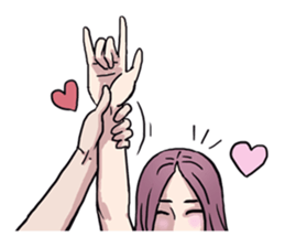 AsB - 137 let Me Hold Your Hand! sticker #14022776