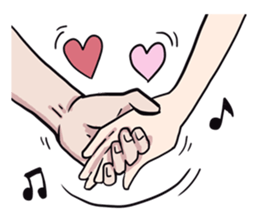 AsB - 137 let Me Hold Your Hand! sticker #14022777