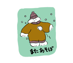 winter wonderland of Yeti sticker #14023460