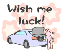 everyday golf rabbit 2 sticker #14023769