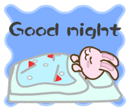 everyday golf rabbit 2 sticker #14023773