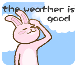 everyday golf rabbit 2 sticker #14023777