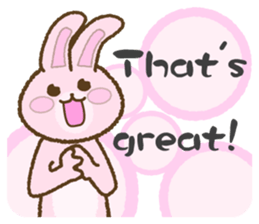 everyday golf rabbit 2 sticker #14023788