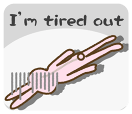 everyday golf rabbit 2 sticker #14023792