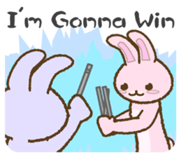 everyday golf rabbit 2 sticker #14023795