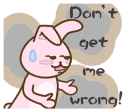 everyday golf rabbit 2 sticker #14023800