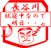 HASEGAWA is my name sticker #14024085