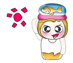 Mr. Tanaka and fish. ^^ sticker #14025310