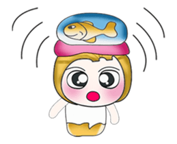 Mr. Tanaka and fish. ^^ sticker #14025314