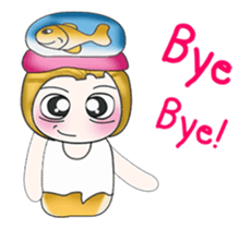 Mr. Tanaka and fish. ^^ sticker #14025316