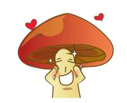 the little mushroom 555 sticker #14025544
