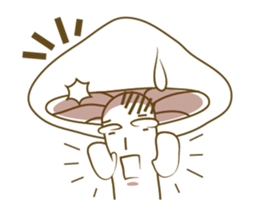 the little mushroom 555 sticker #14025546