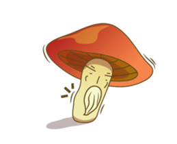 the little mushroom 555 sticker #14025552