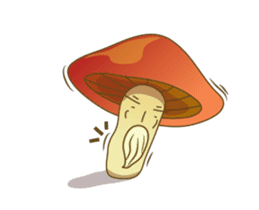 the little mushroom 555 sticker #14025552