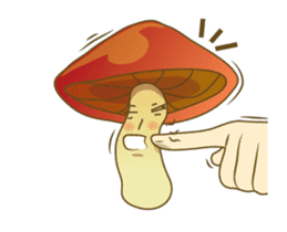 the little mushroom 555 sticker #14025554