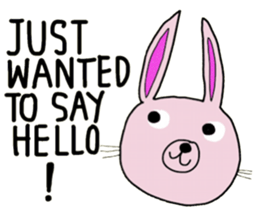 Cool Bunny. sticker #14025786