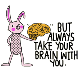 Cool Bunny. sticker #14025795