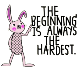 Cool Bunny. sticker #14025803