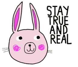 Cool Bunny. sticker #14025806