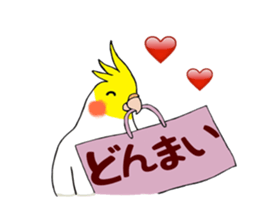 parakeet and girl 4 sticker #14026271