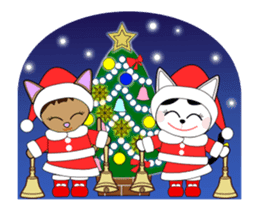 Animation happy cat's Christmas-2 sticker #14026958