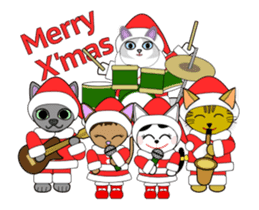 Animation happy cat's Christmas-2 sticker #14026959
