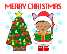 Animation happy cat's Christmas-2 sticker #14026960