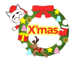 Animation happy cat's Christmas-2 sticker #14026965